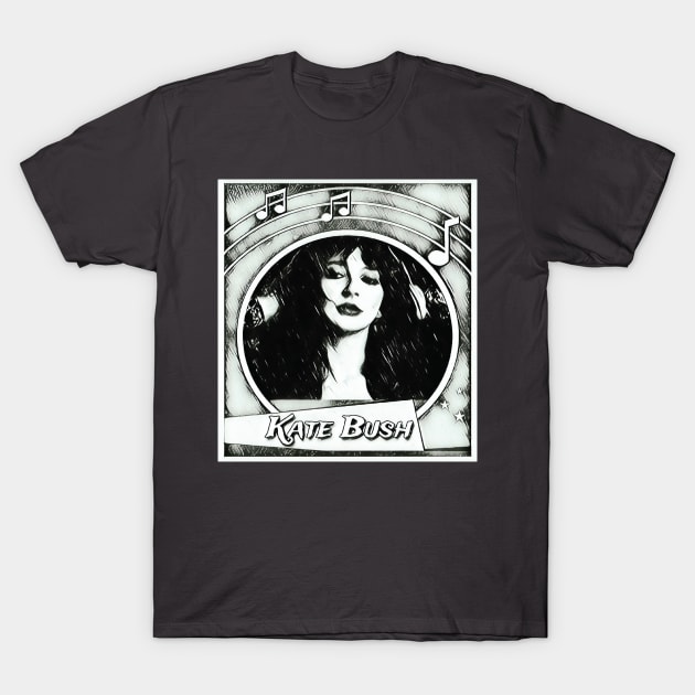 Kate Bush / Retro Aesthetic Design T-Shirt by Trendsdk